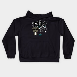 Thug Life (Kawaii Pitbull) Kids Hoodie